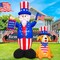 7FT Patriotic Independence Day 4th of July Inflatables Outdoor Decorations
